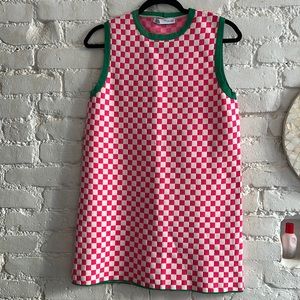 Zara checkered dress